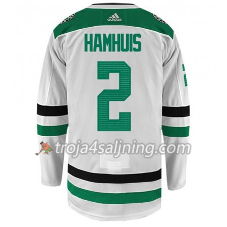 Dallas Stars tröja DAN HAMHUIS 2 Adidas Vit Authentic - NHL Tröjor Herr